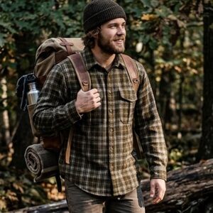 Filson Wool Northwest Button Down Shirt Shacket Men’s XS Like New Y2K Vintage